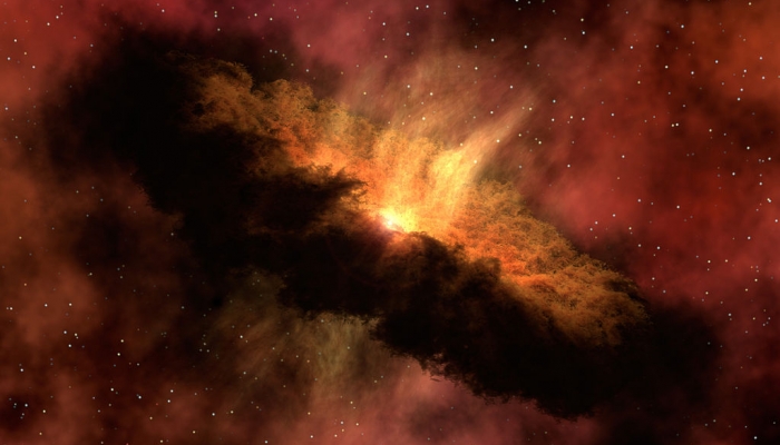 Künstlerische Darstellung einer protoplanetaren Scheibe um einen jungen Stern | Foto: NASA/JPL-Caltech