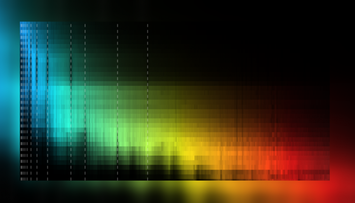 Beispielhafte Spektren von Zwergsternen verschiedener Spektralklassen | Foto: User:Warrickball, von Wikimedia Commons